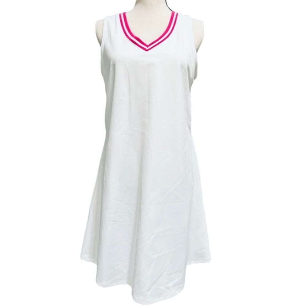 Sincerely Jules white‎ Tennis Golf Dress Size M NWT